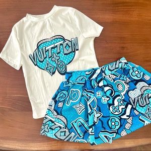 Luxury Brand Set- (Top & Skirt) NEW